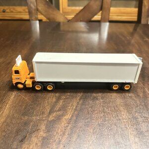 Winross Yellow Toy Semi Truck & Trailer Model Truck